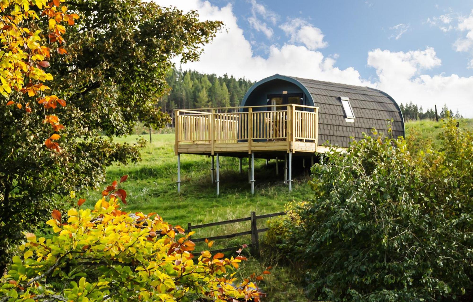 Spectacular Mountain View Ecopod Newtonmore Exterior foto