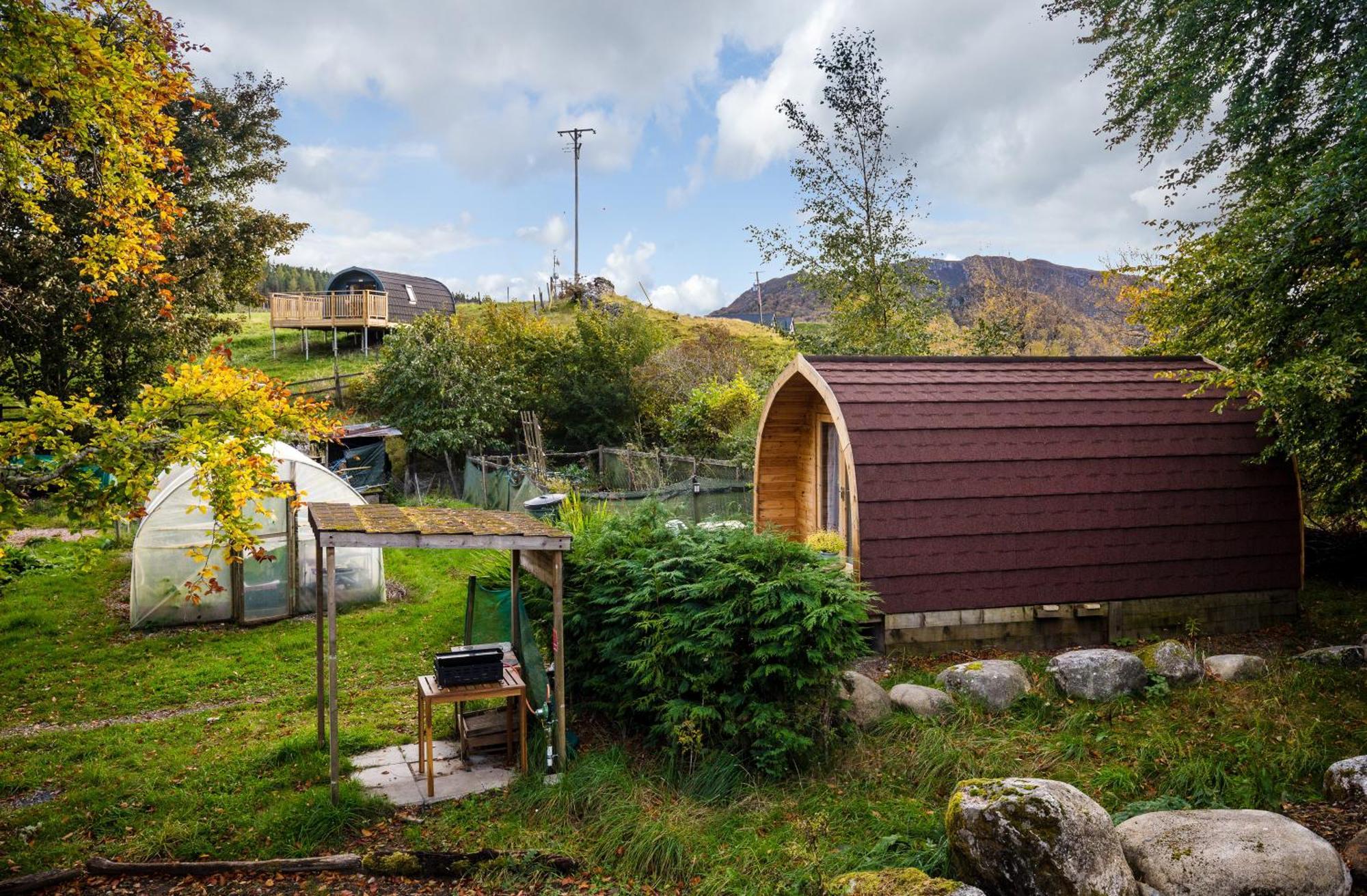 Spectacular Mountain View Ecopod Newtonmore Exterior foto